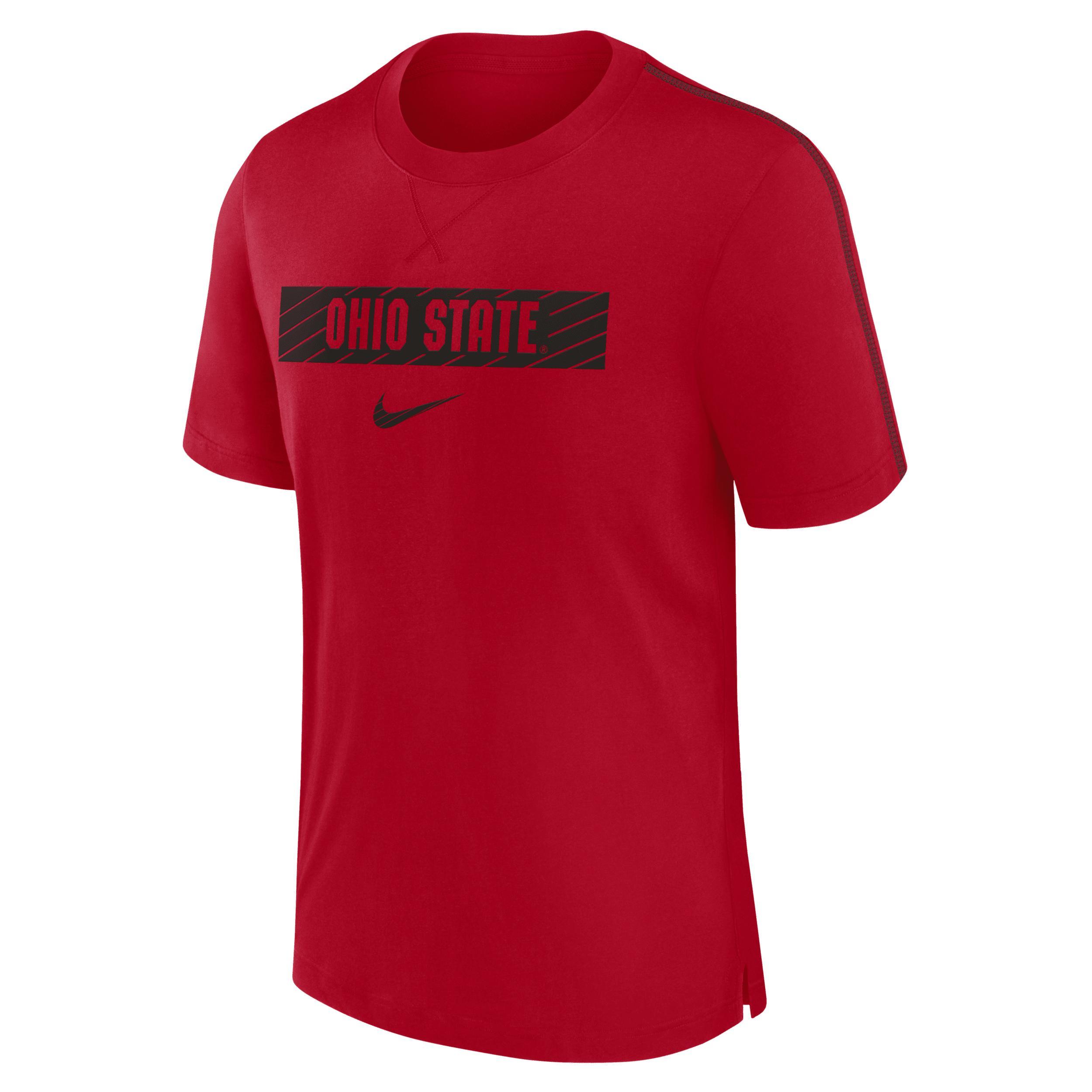 Ohio State Buckeyes Sideline Player Nike Men's Dri-FIT College T-Shirt Product Image