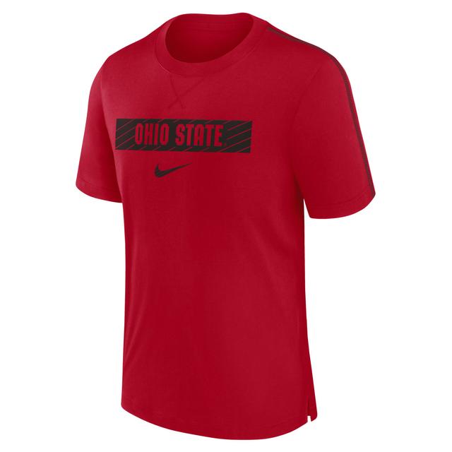 Ohio State Buckeyes Sideline Player Nike Men's Dri-FIT College T-Shirt Product Image