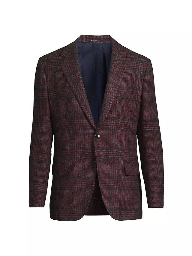 Plaid Wool Sport Jacket Product Image