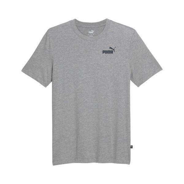 PUMA Essentials No. 1 Logo Men's T-Shirt in Medium Grey Heather Product Image