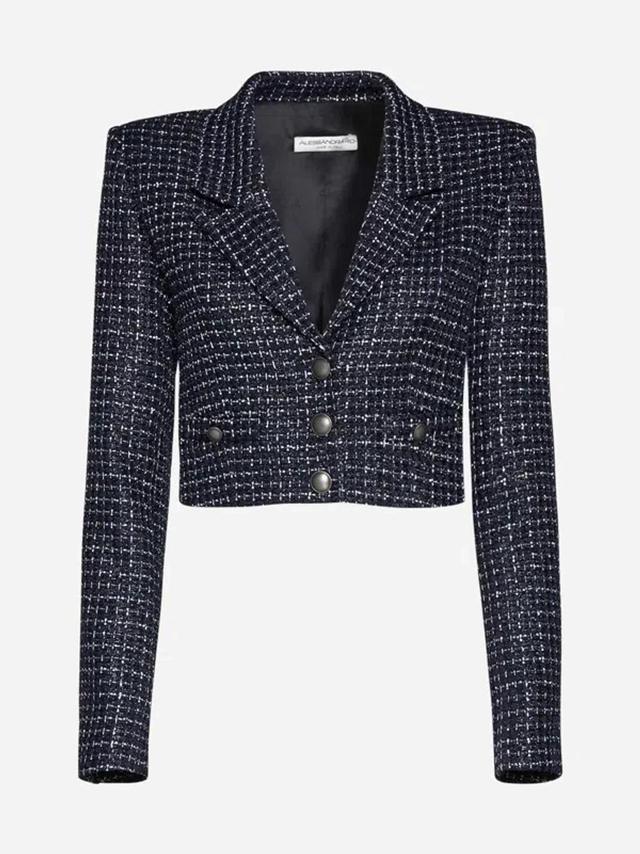 ALESSANDRA RICH Blazer In Dark Blue Product Image