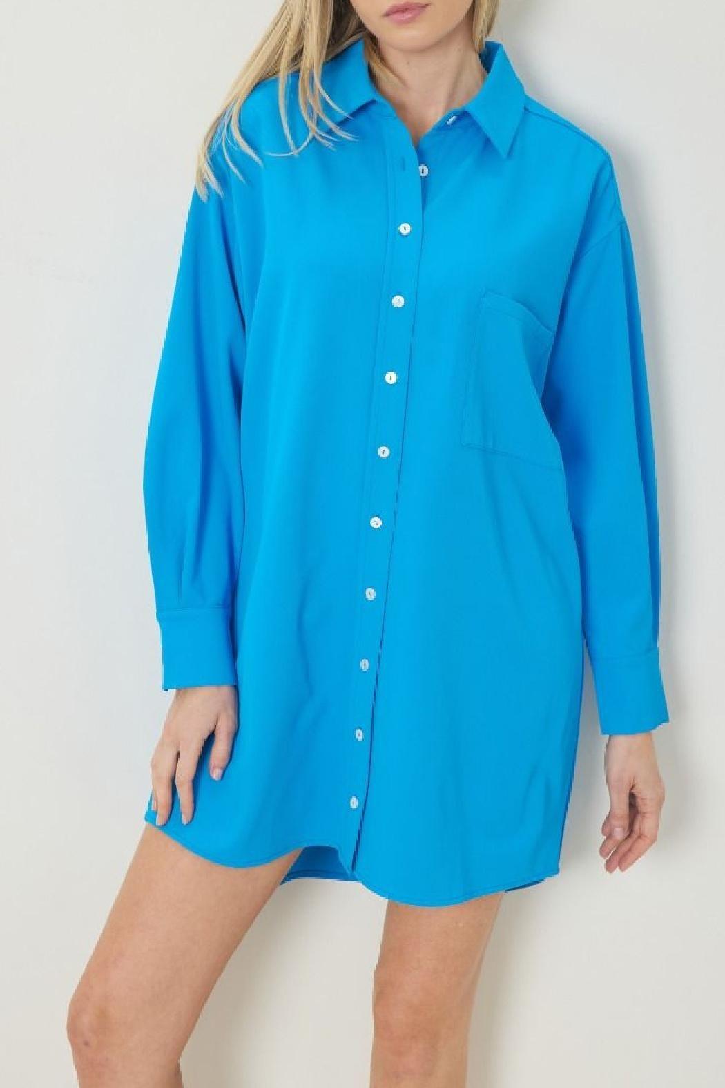 Button Up Dress Tunic Product Image