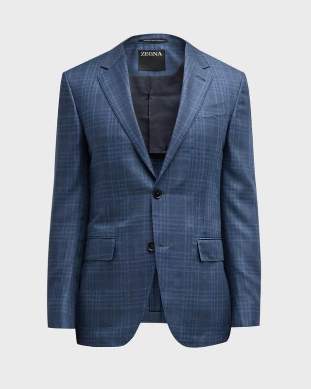 Men's Large Plaid Sport Coat Product Image