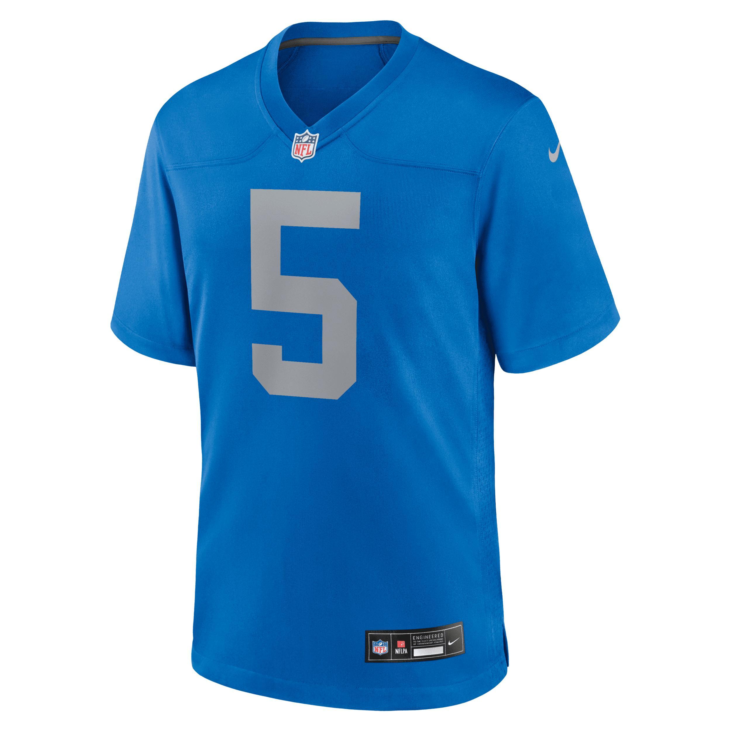 David Montgomery Detroit Lions Nike Men's NFL Game Football Jersey Product Image