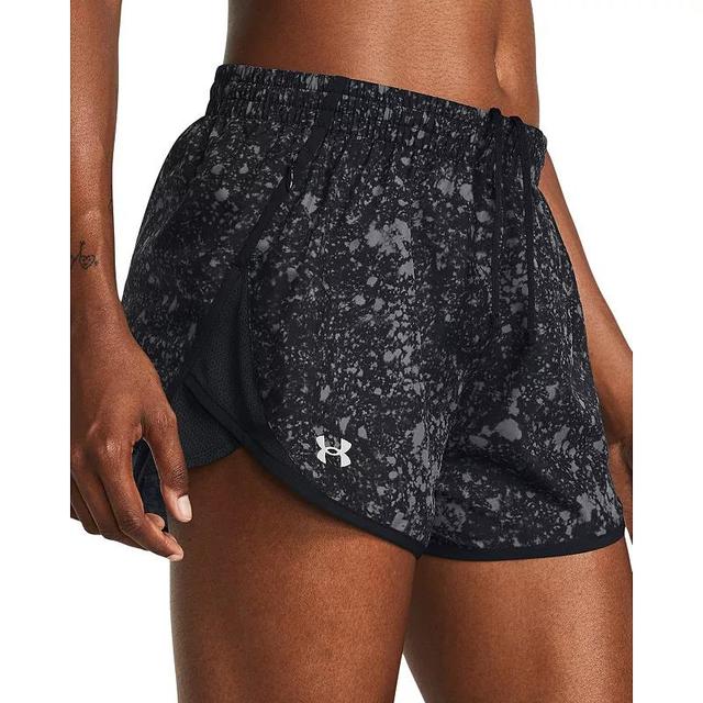 Womens Under Armour Fly-By Printed Shorts Product Image