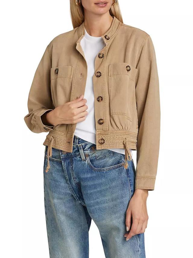 Alma Washed Twill Utility Jacket Product Image