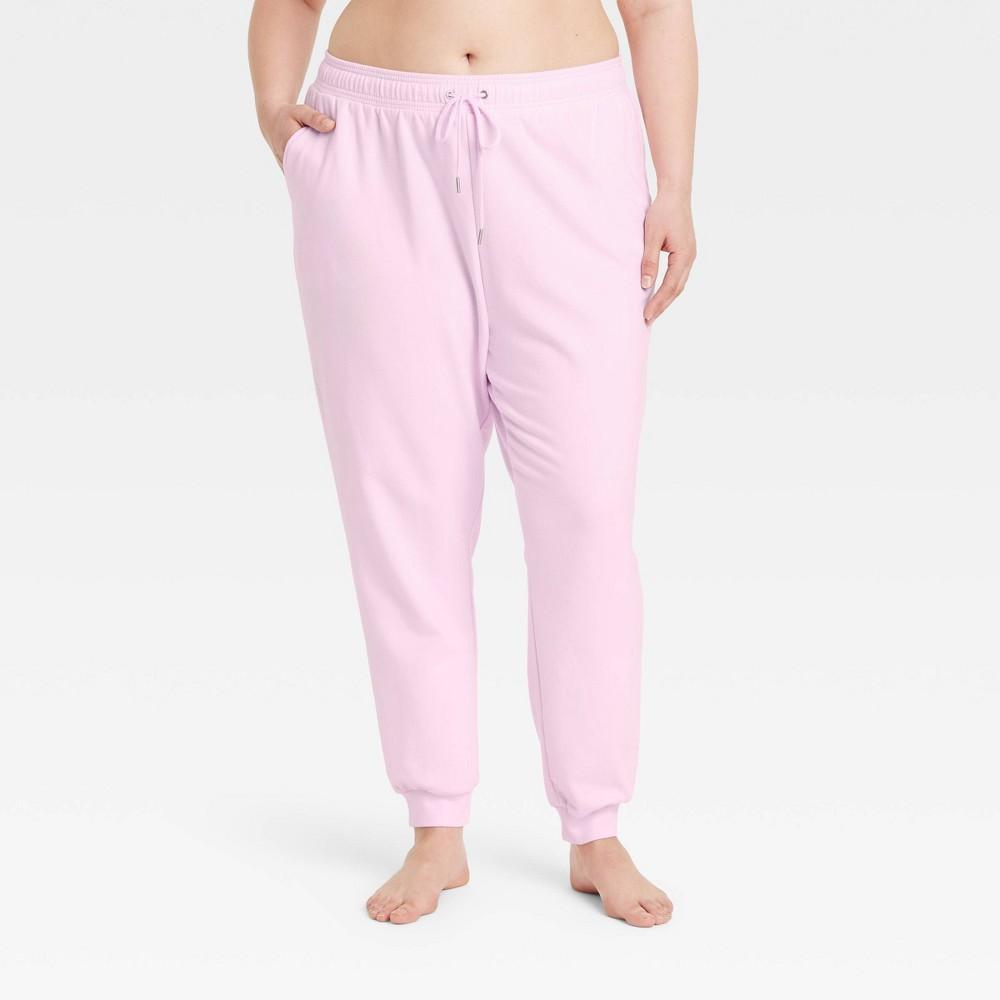 Womens Fleece Jogger Pants - Auden 1X Product Image