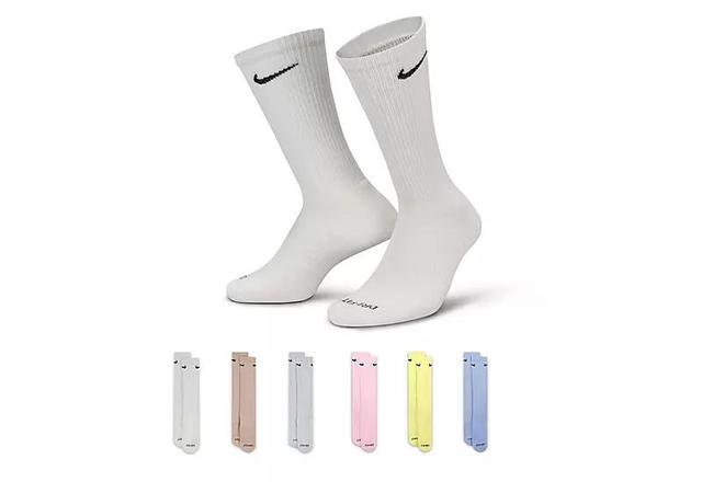 Nike Men's Large Everyday Plus Cushioned Crew Socks 6 Pairs Product Image