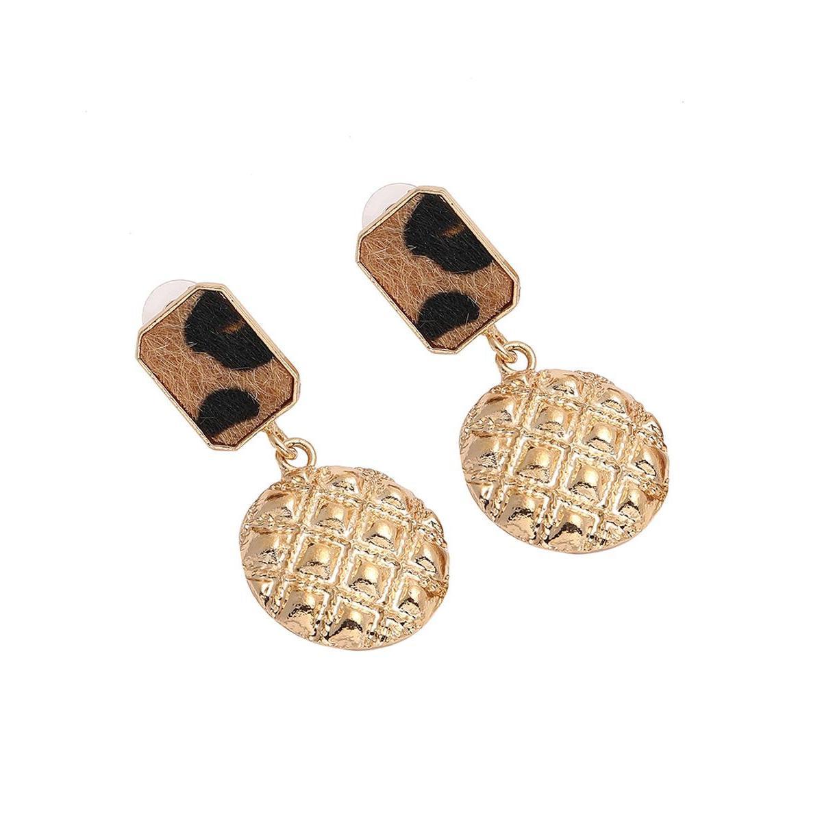 Sohi Womens Geometric Drop Earrings Product Image