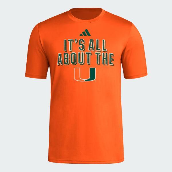 Miami Hurricanes Short Sleeve Pre-Game Tee Product Image