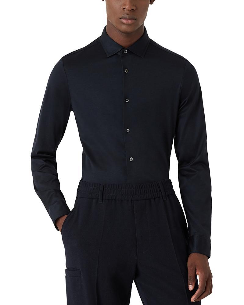 Emporio Armani Slim Fit Button Down Shirt Product Image