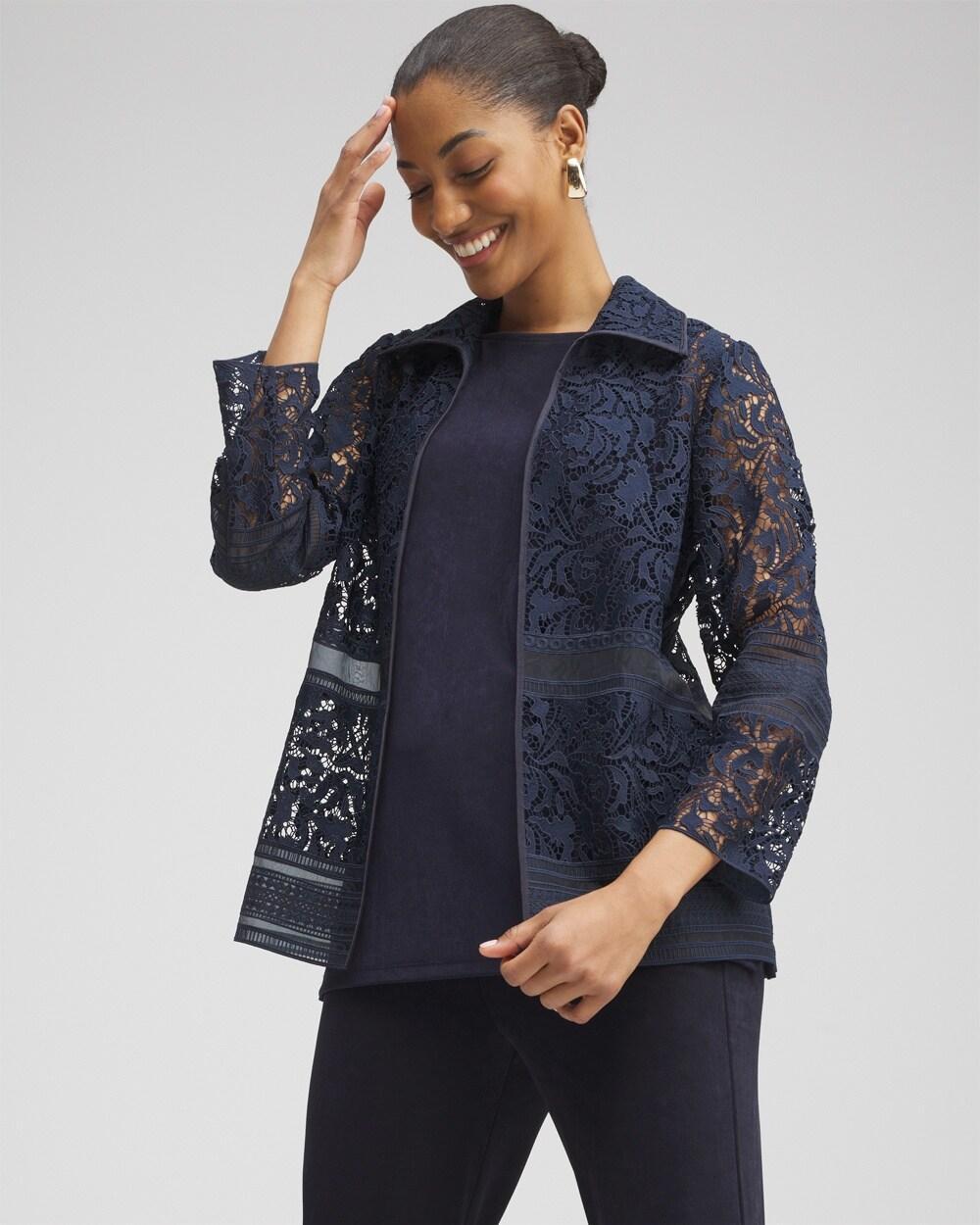 Travelers™ Collection Lace Organza Jacket Product Image