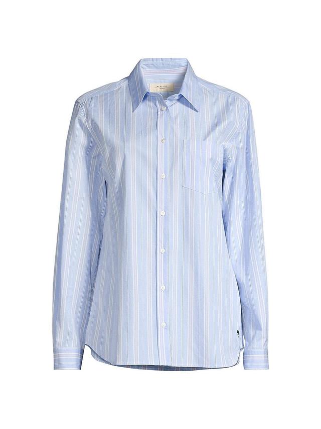 Womens Bahamas Striped Button-Front Shirt Product Image