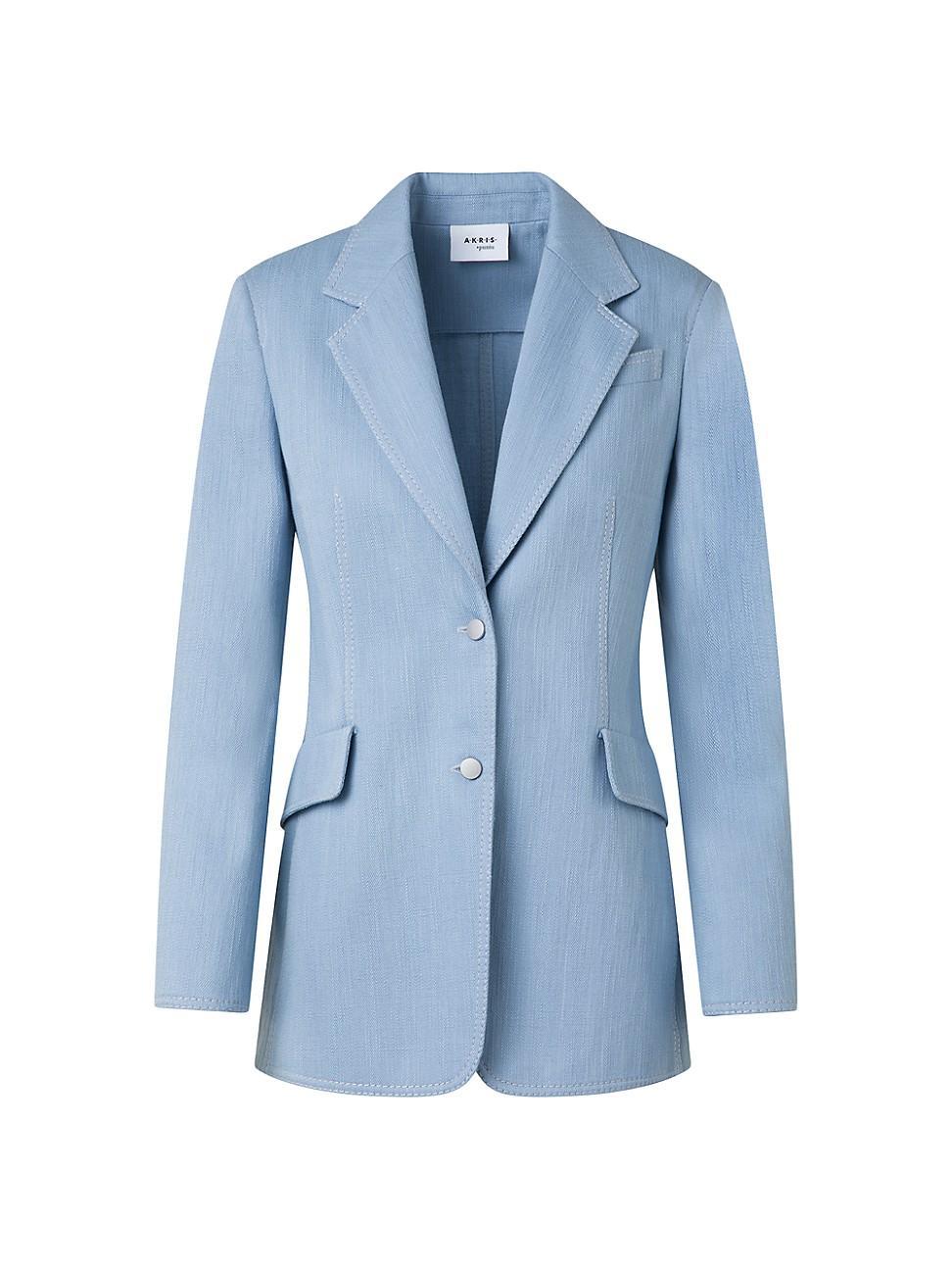 Womens Stretch Denim Tailored Jacket product image