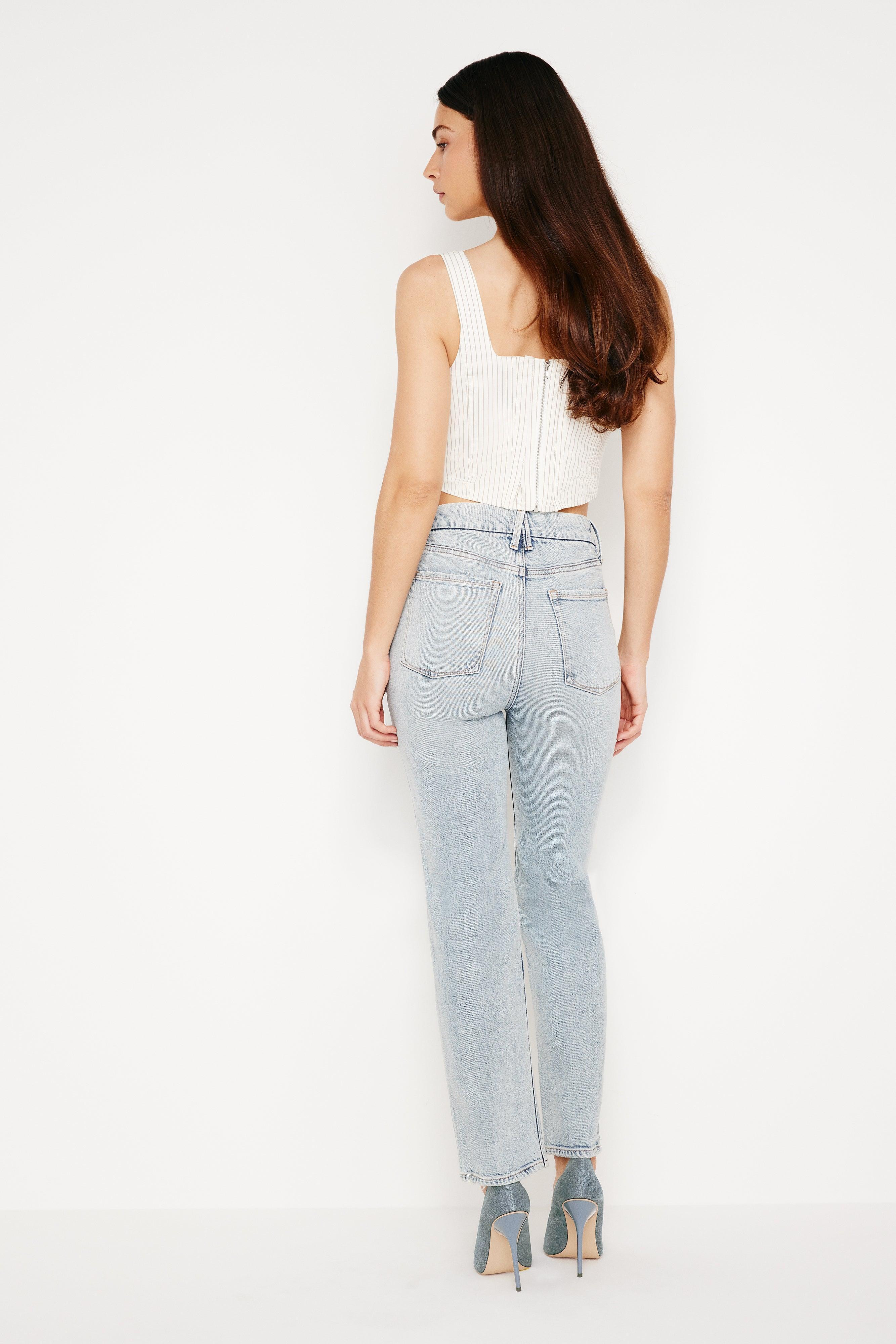 GOOD CURVE STRAIGHT JEANS | INDIGO545 Product Image