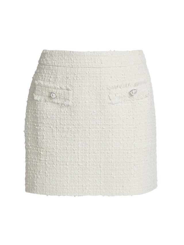 Womens Melody Tweed Miniskirt Product Image