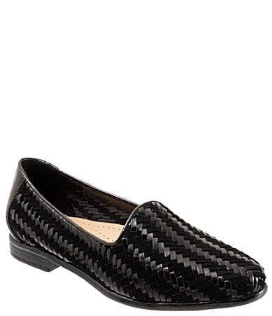 Trotters Liz III Woven Leather Loafers Product Image