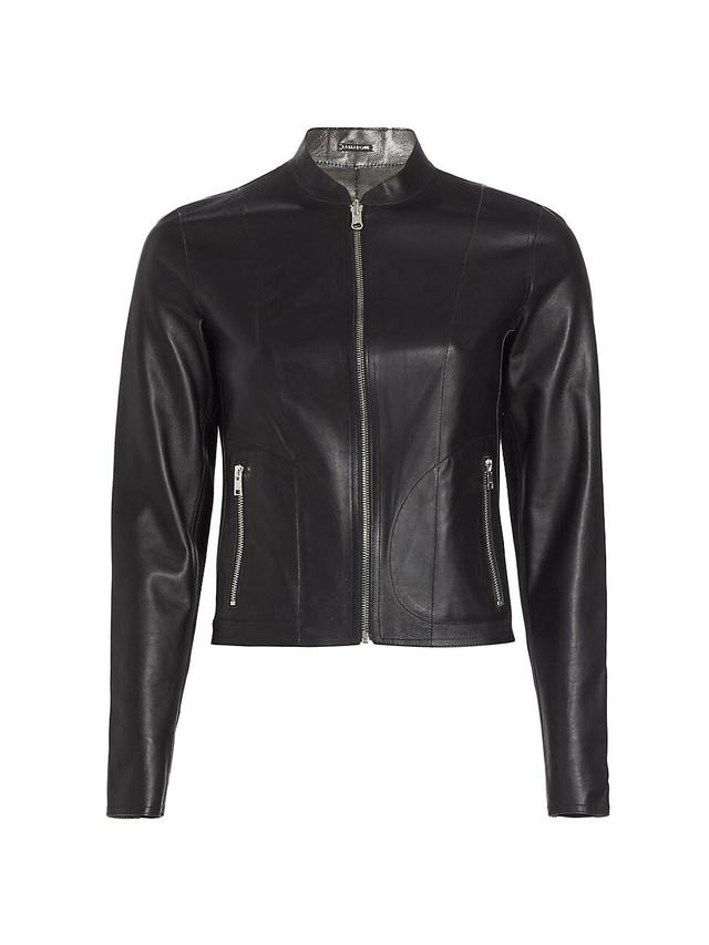 Womens Chapin Reversible Leather Bomber Product Image