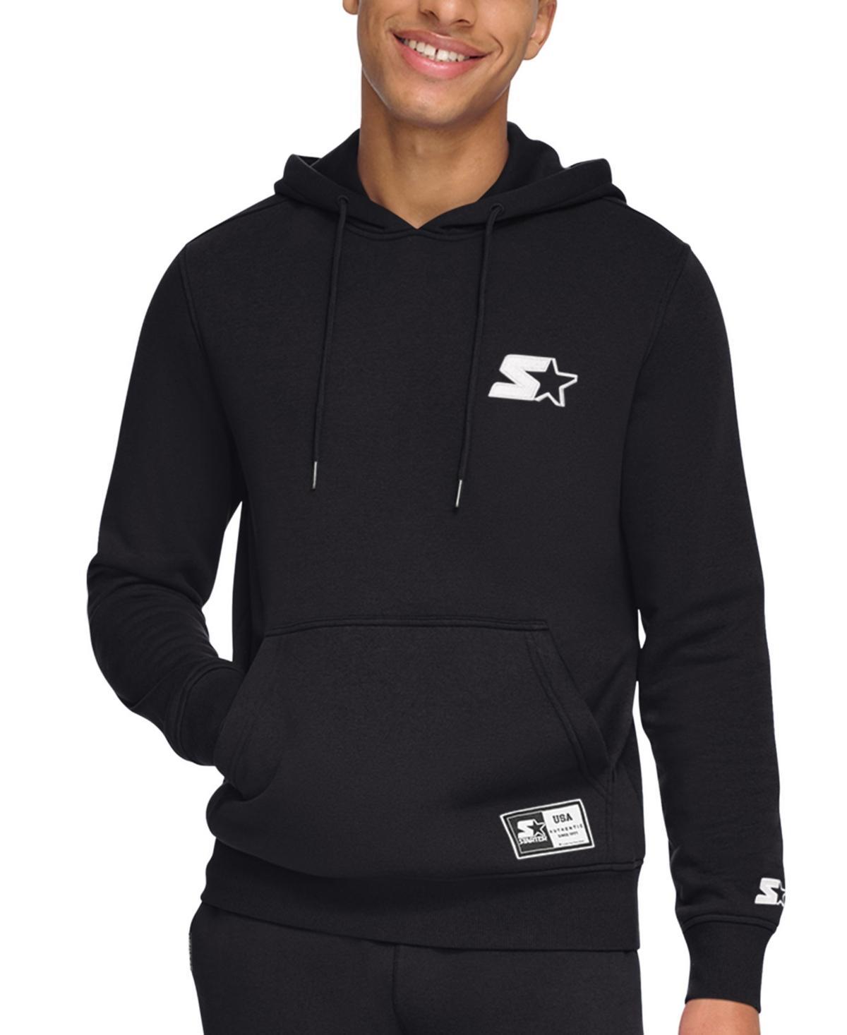 Starter Mens Classic-Fit Embroidered Logo Fleece Hoodie Product Image