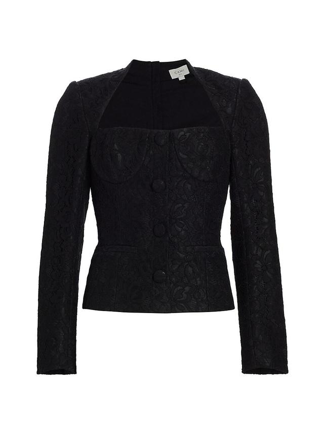 Womens Samira Lace Blazer Product Image