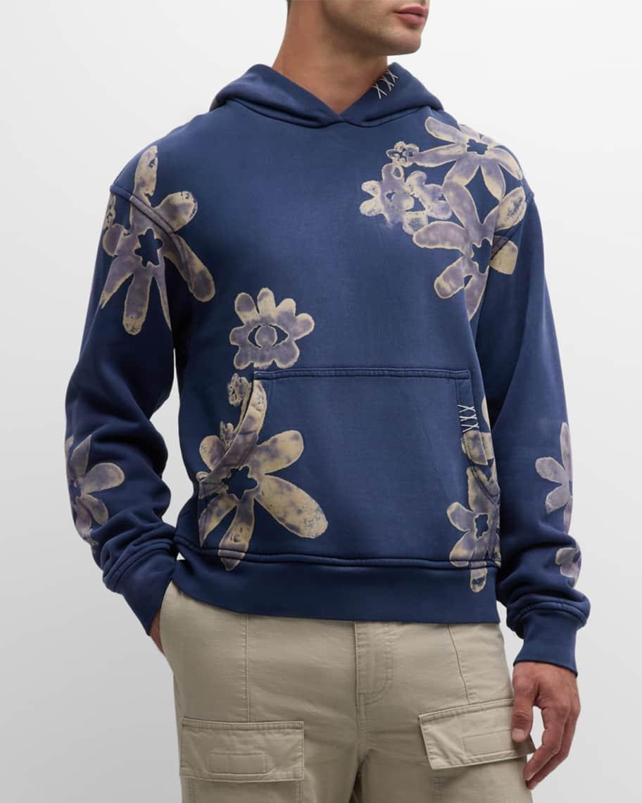 Mens Block-Print Hoodie Product Image