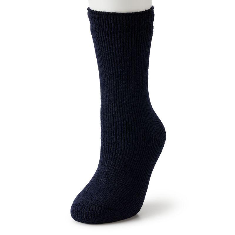 Heat Holders Womens Lite Dahlia Solid Crew Socks Product Image