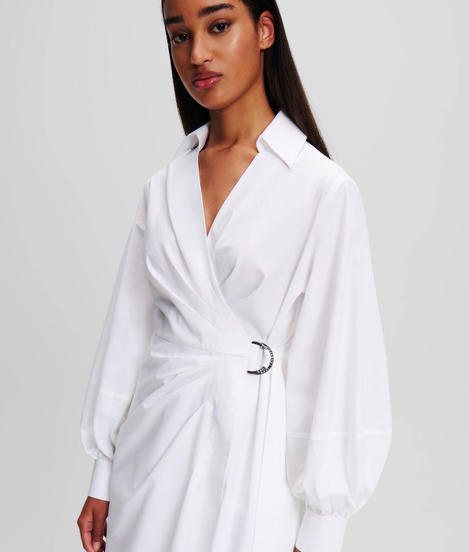 WRAP SHIRT DRESS Product Image