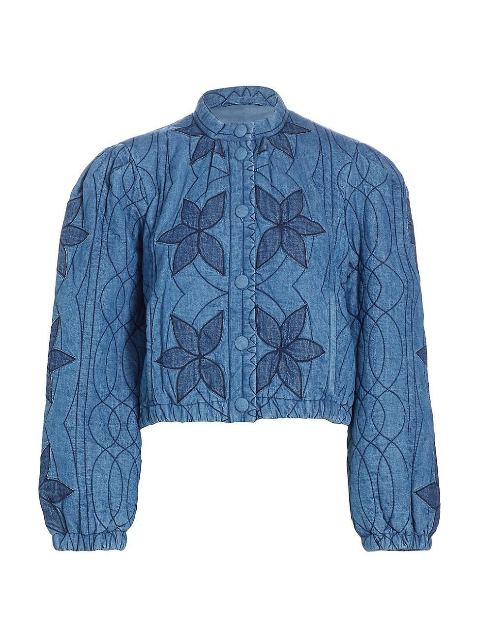 Womens Quinn Cropped Quilted Jacket Product Image