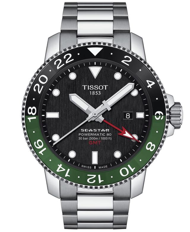 Tissot Mens Seastar 1000 Powermatic 80 Automatic Stainless Steel Bracelet Watch Product Image