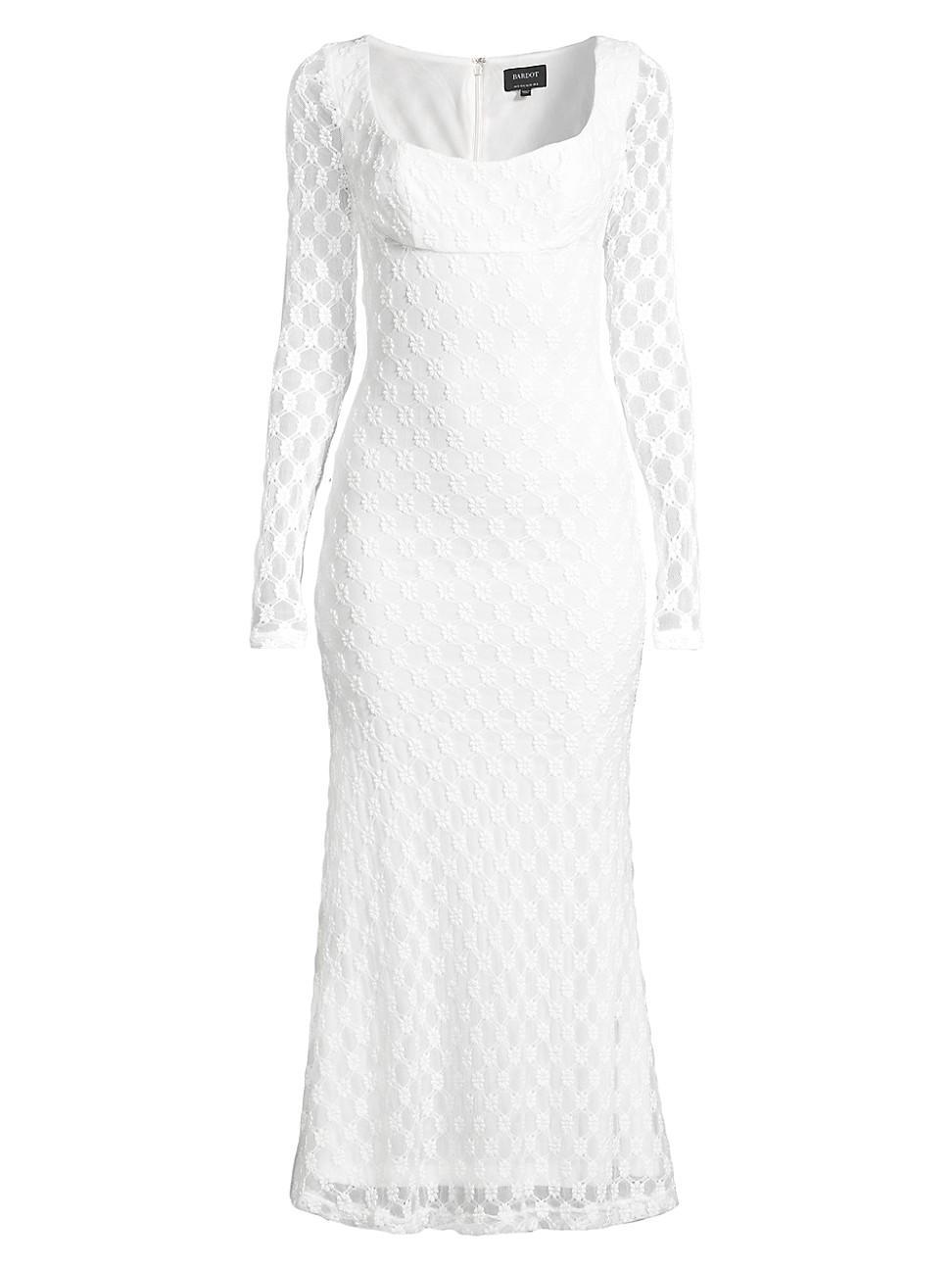 Womens Adoni Lace Midi-Dress Product Image