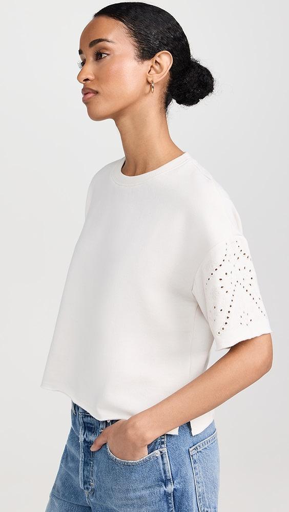 Splendid Raylee Embroidered Sweatshirt | Shopbop Product Image