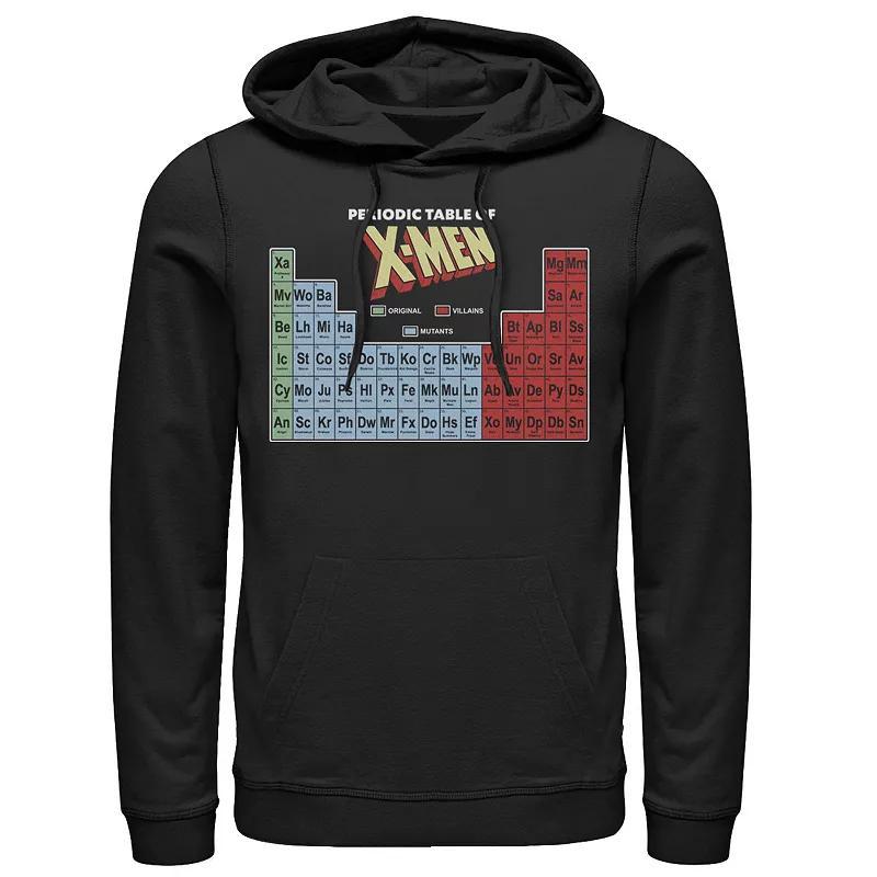 Mens Marvel Periodic Table Of X-Men Elements Colorful Hoodie Product Image