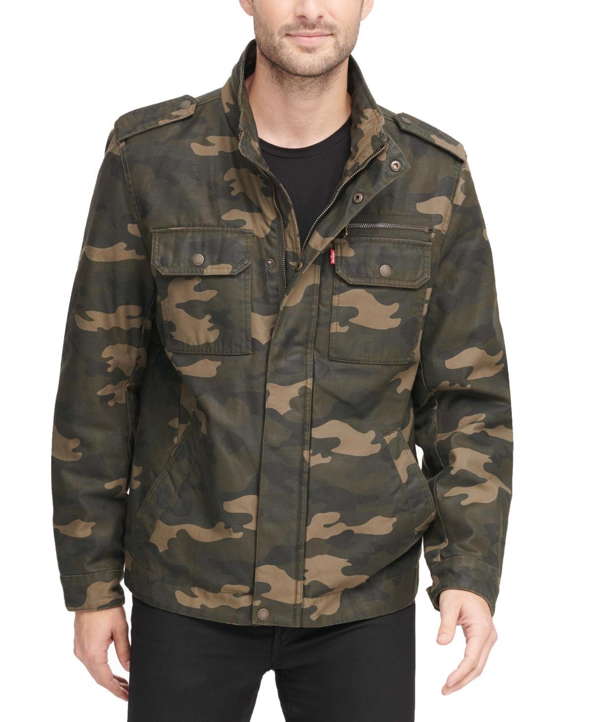 Mens Levis Cotton Filled Military Jacket Product Image