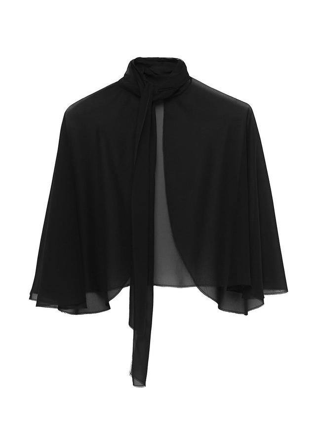 Womens Georgette Cape Top Product Image