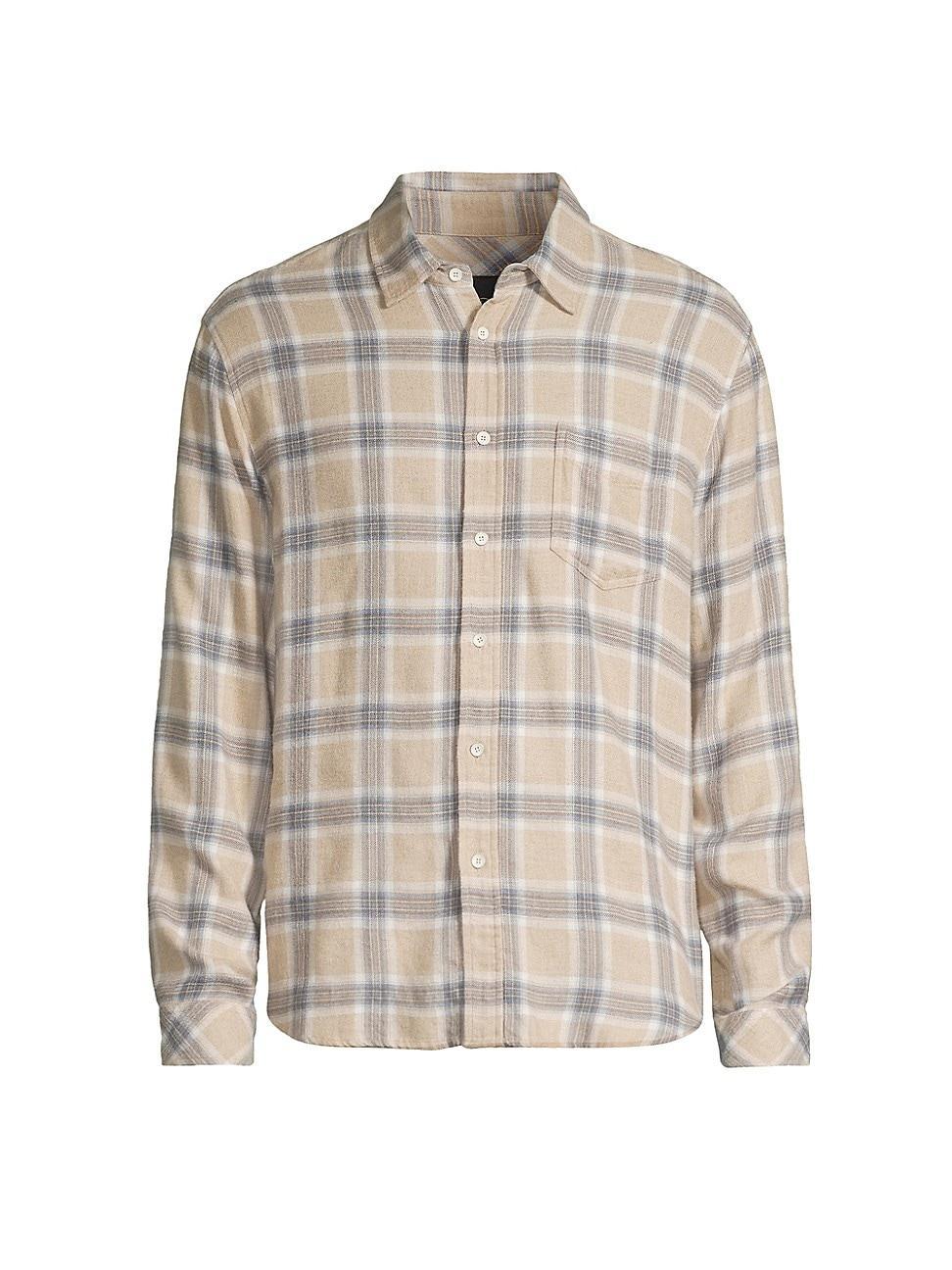 Rails Lennox Plaid Flannel Button-Up Shirt Product Image