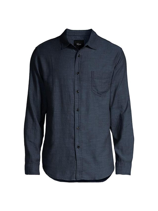 Rails Wyatt Relaxed Fit Solid Button-Up Shirt Product Image