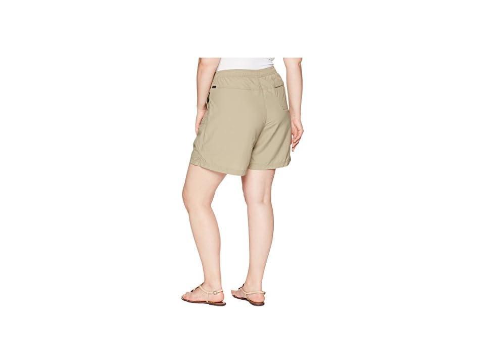 Columbia Plus Size Sandy River Short (Tusk) Women's Shorts Product Image