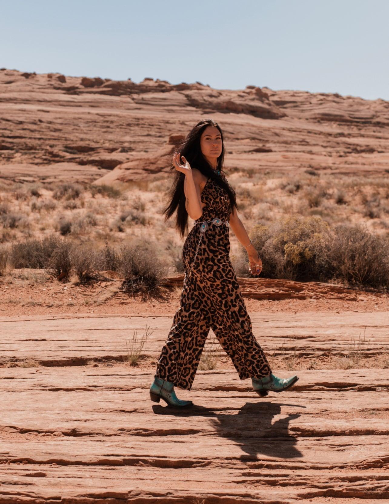 The Back Of The Leopard Jumpsuit* Product Image