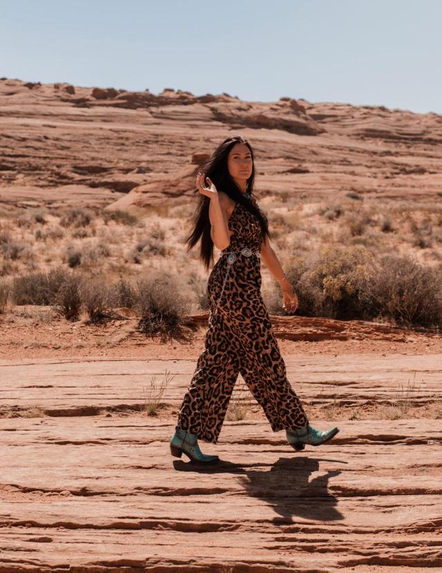 The Back Of The Leopard Jumpsuit* Product Image