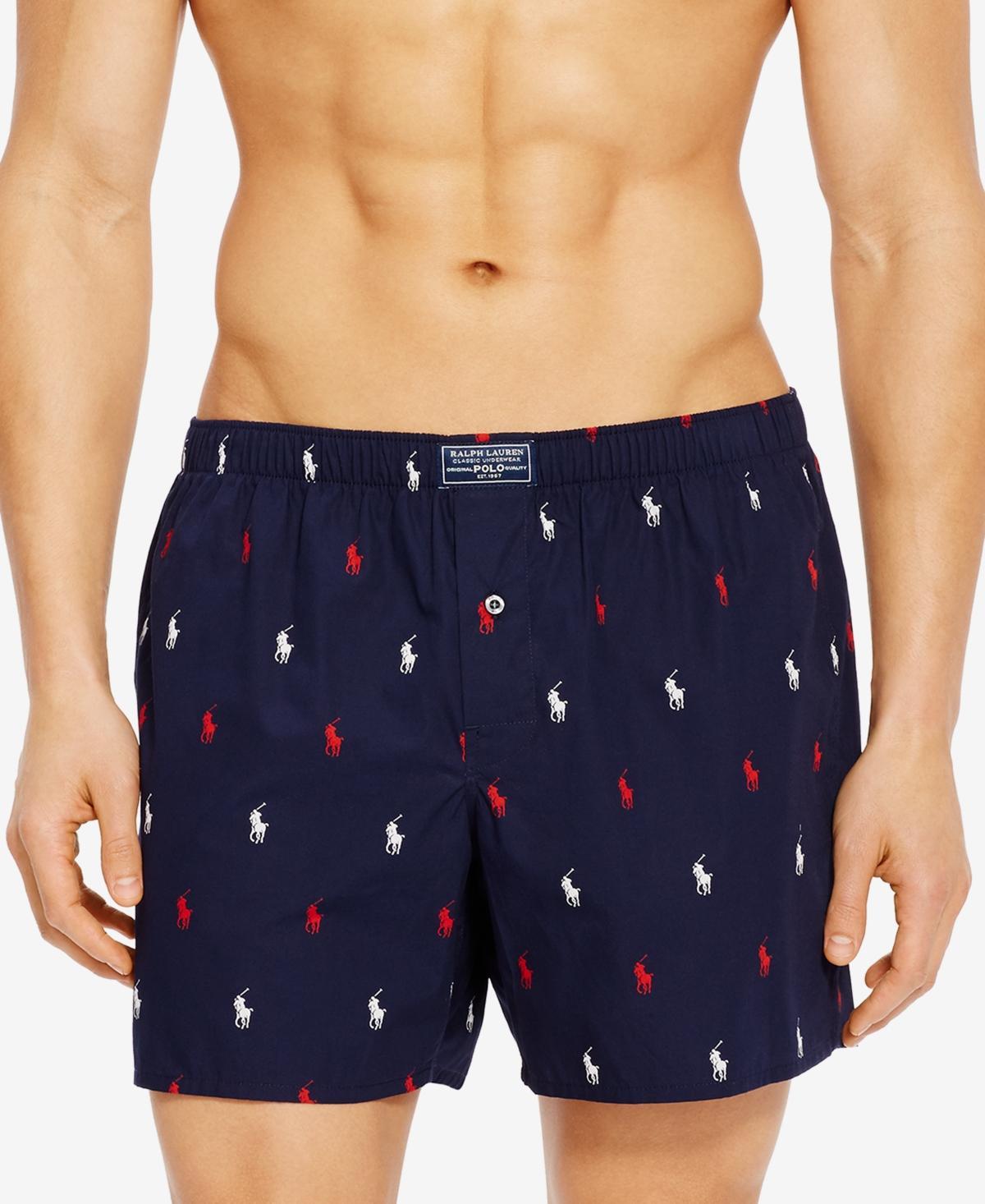 Polo Ralph Lauren Polo Player Woven Boxers Product Image