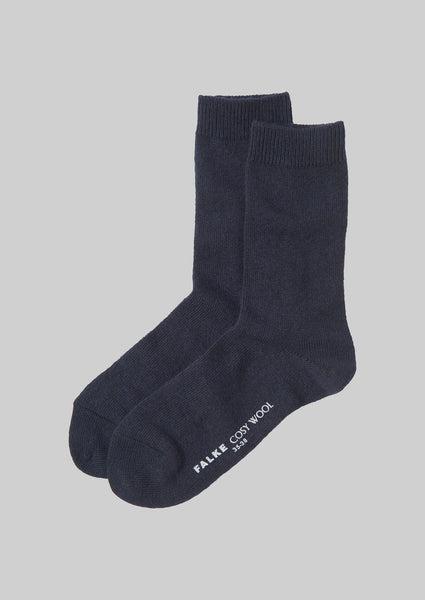 Falke Cosy Wool Socks | Dark Navy Product Image