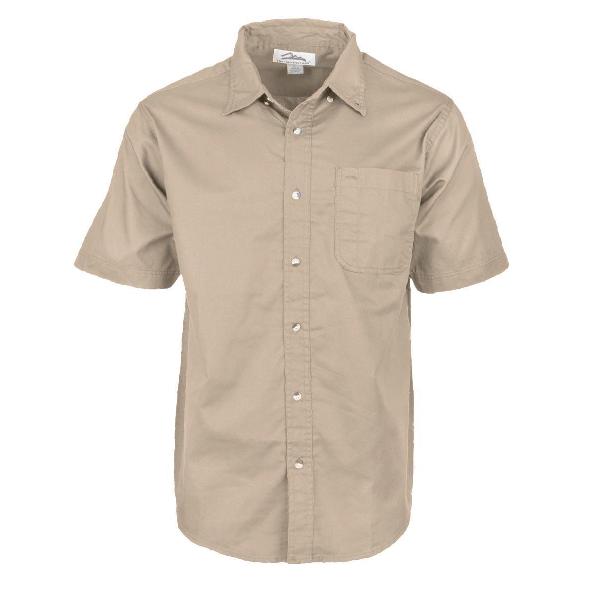 Tri-Mountain Men's Recruit Short Sleeve Twill Shirt Product Image