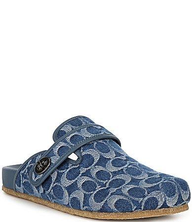 COACH Mens Blake Denim Clogs Product Image