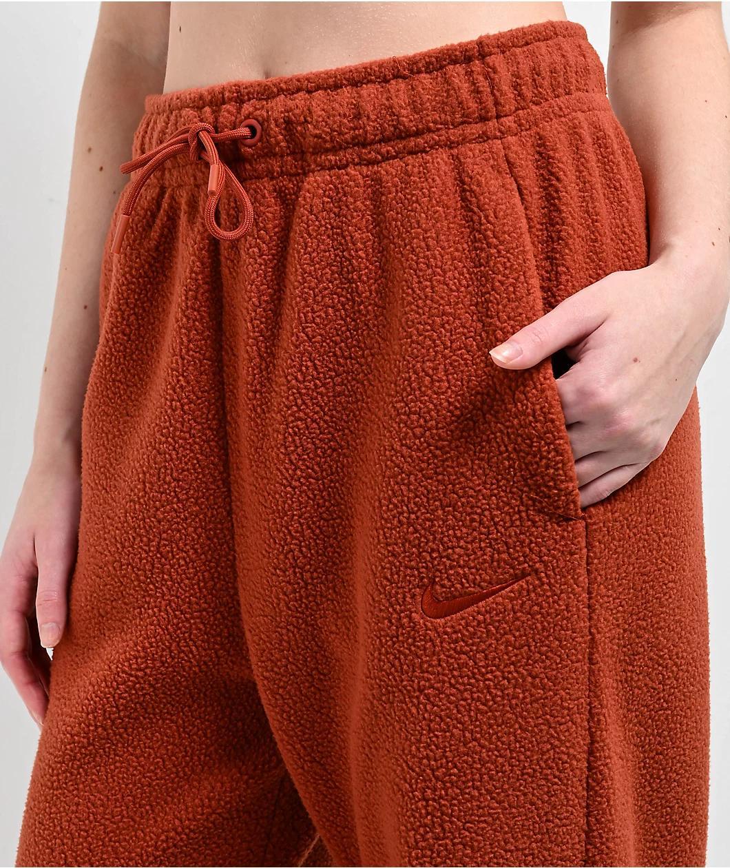 Nike Sportswear Plush Rugged Orange Sweatpants Product Image