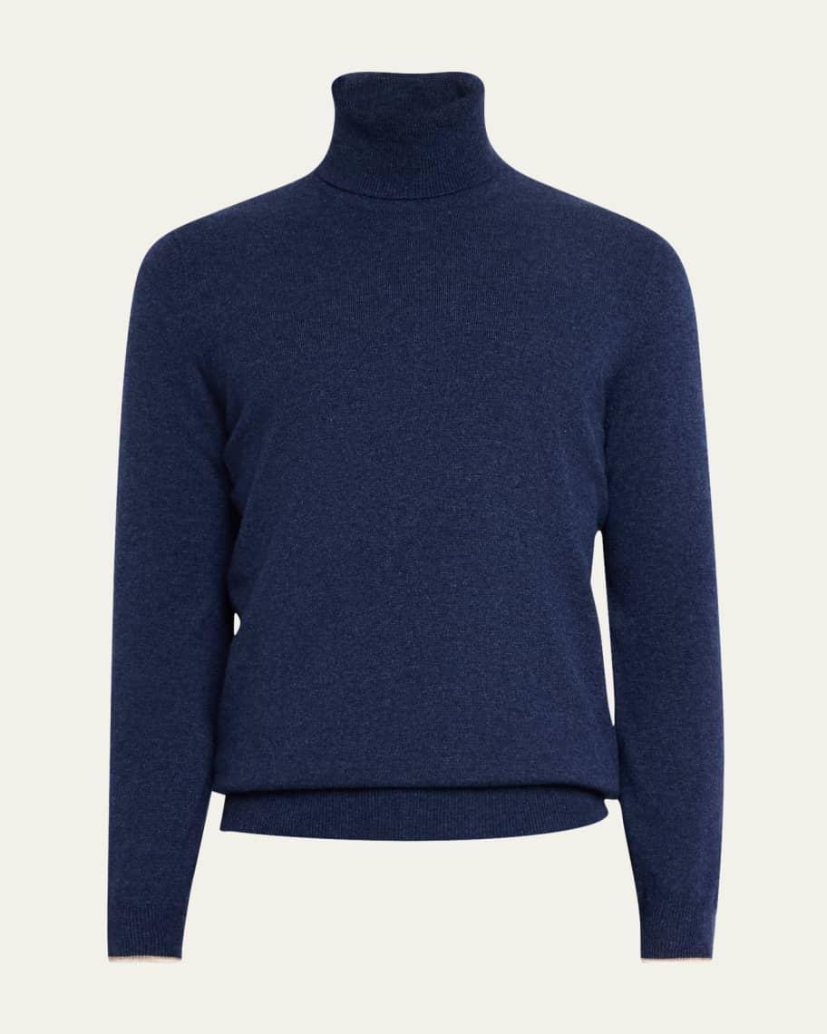 Men's Cashmere Turtleneck Sweater Product Image