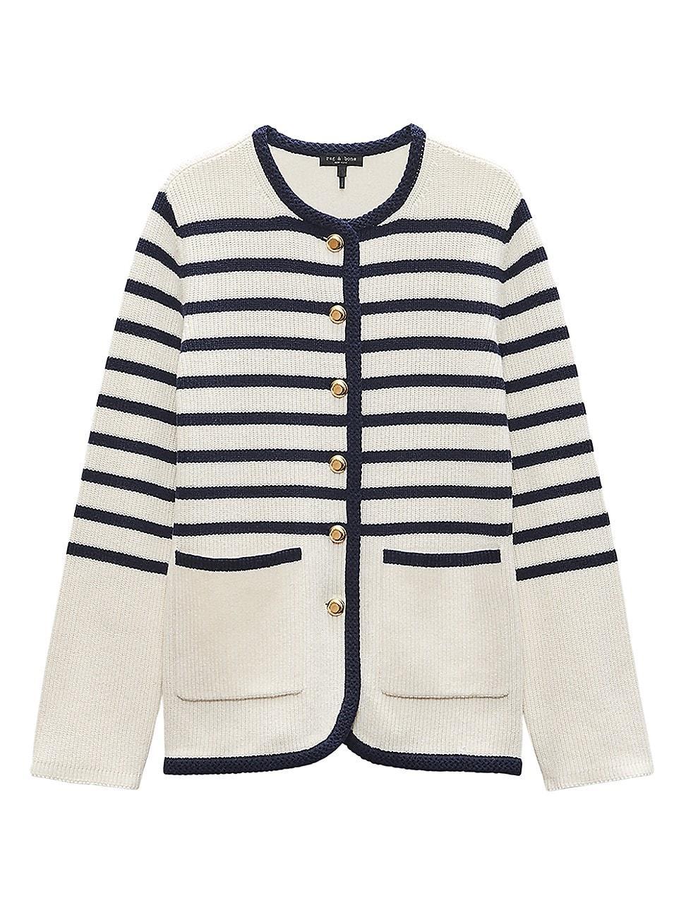 Womens Nancy Striped Longline Cardigan product image