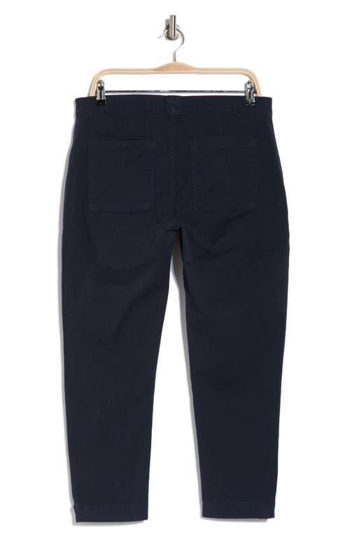 FRAME Trapunto Button Tab Cuff Pants In Washed Navy Product Image