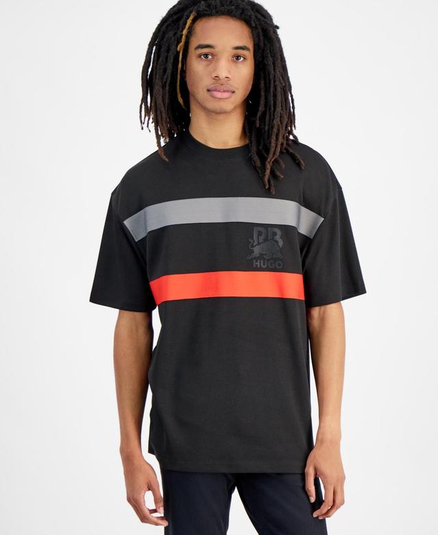 Hugo by Hugo Boss Mens Stripe T-Shirt Product Image