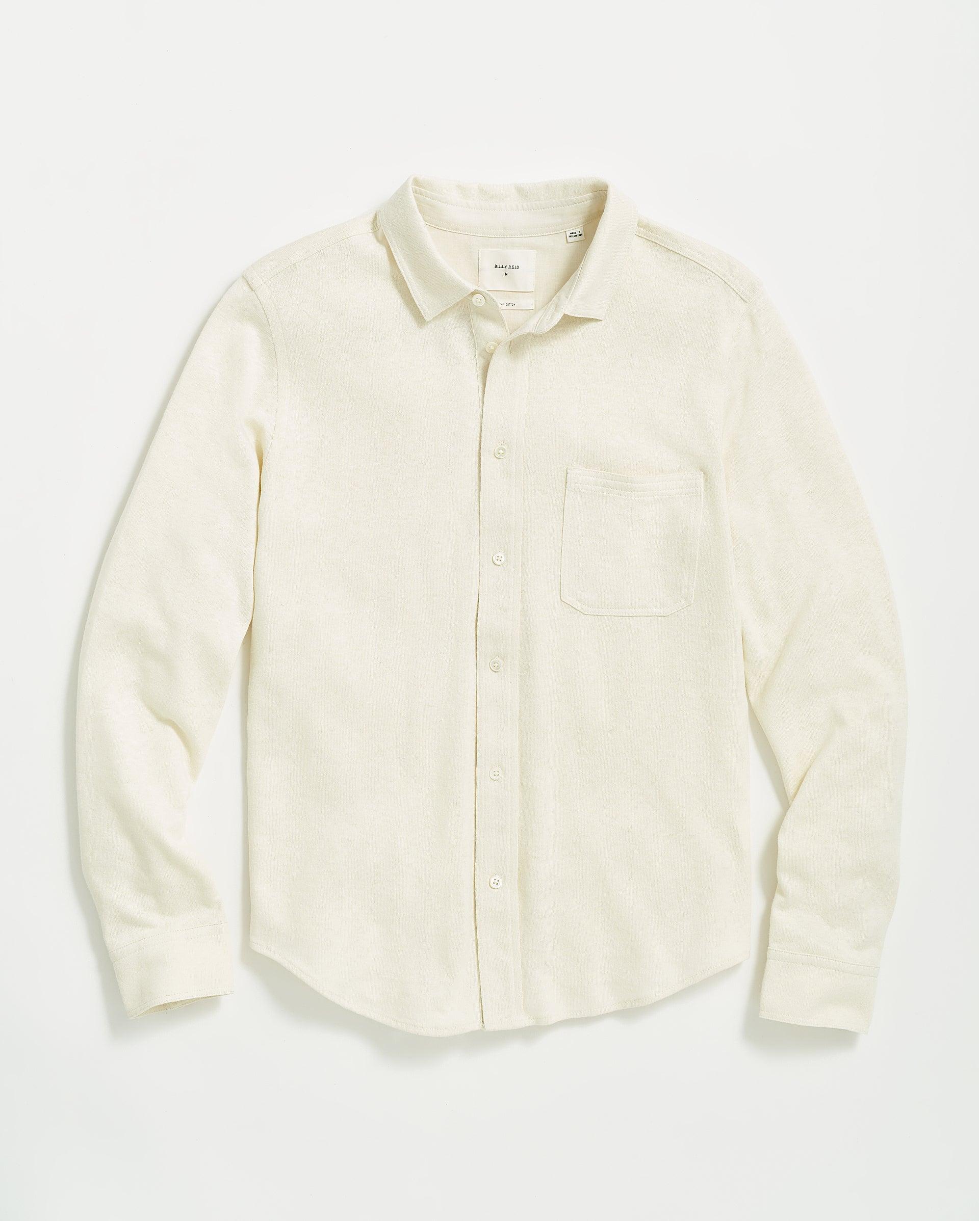 L/S HEMP COTTON KNIT SHIRT Product Image