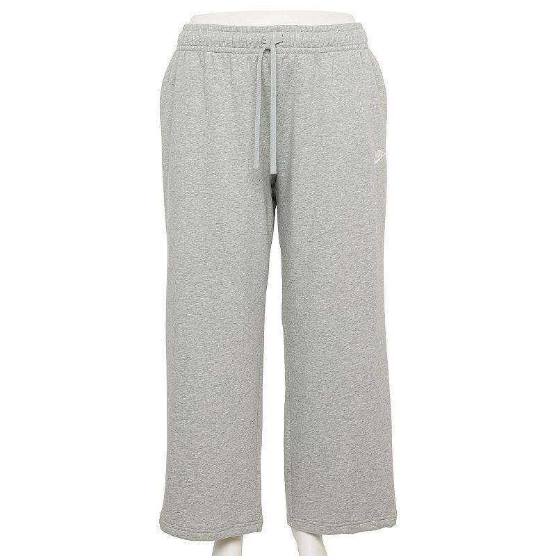 Women's Nike Sportswear Club Fleece Mid-Rise Wide-Leg Sweatpants (Plus Size) Product Image